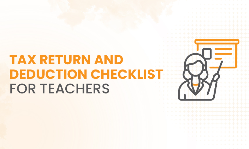 Tax Return and Deduction Checklist For Teachers